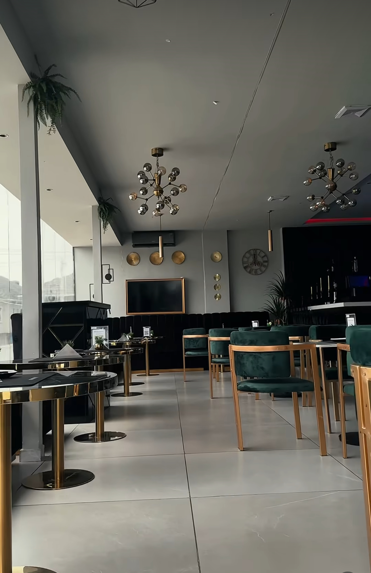 Event lounge and VIP green room at The Freeme Space — event space Lekki Lagos with bar and terrace