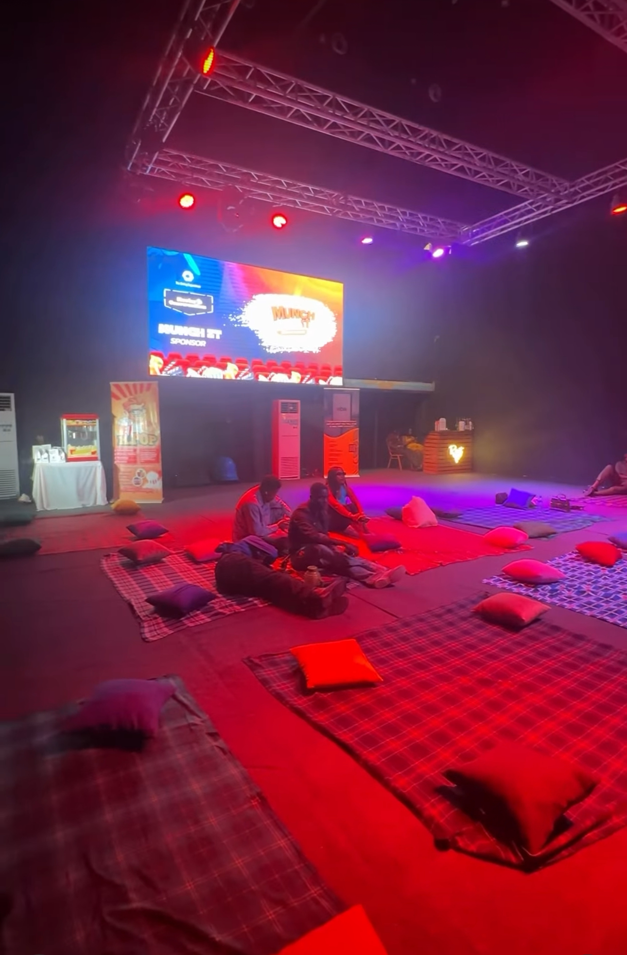 Main soundstage rental at The Freeme Space — 1,760 sq ft black-box venue in Lekki, Lagos Nigeria